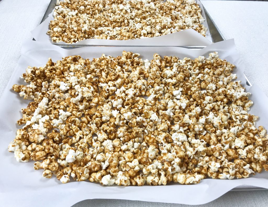 Caramel Popcorn with Chocolate Drizzle Recipe South Lumina Style