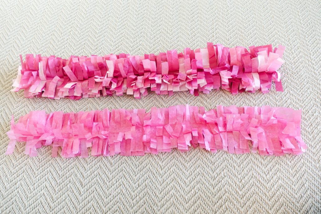 DIY Fringed Tissue Paper Garland South Lumina Style