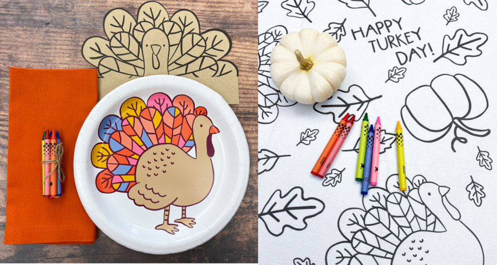 Thanksgiving Table Decorations for Kids - South Lumina Style